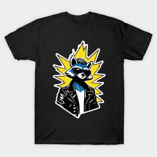 The Ratscals: Punk Rock Raccoon T-Shirt